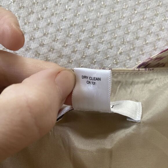 Ann Taylor Loft Dress Womens 10 Pink Pleated A-line Sleeveless Belted - Picture 6 of 10